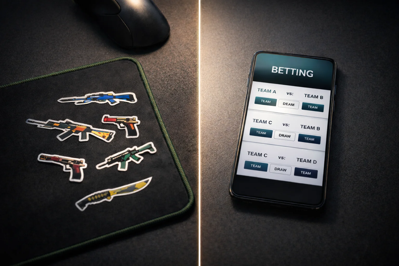 Vergleich zwischen Skin-Wetten und lizenzierten Echtgeld-Wettanbietern